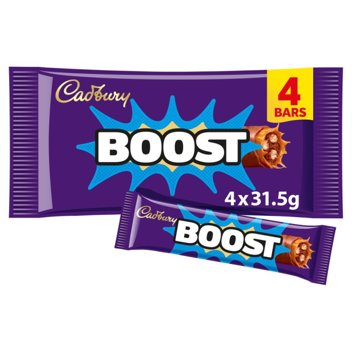 CADBURY 126G BOOST 4PK Pack:4 Pieces