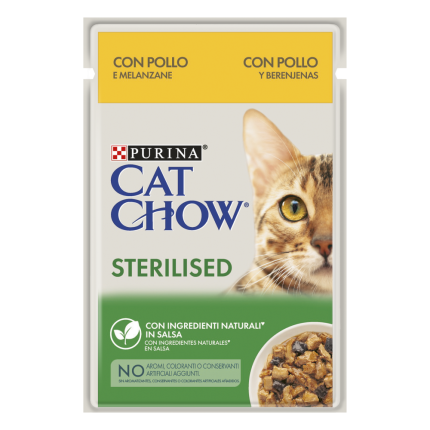 CAT CHOW Sterilised GiG Chicken & Eggplant 85g