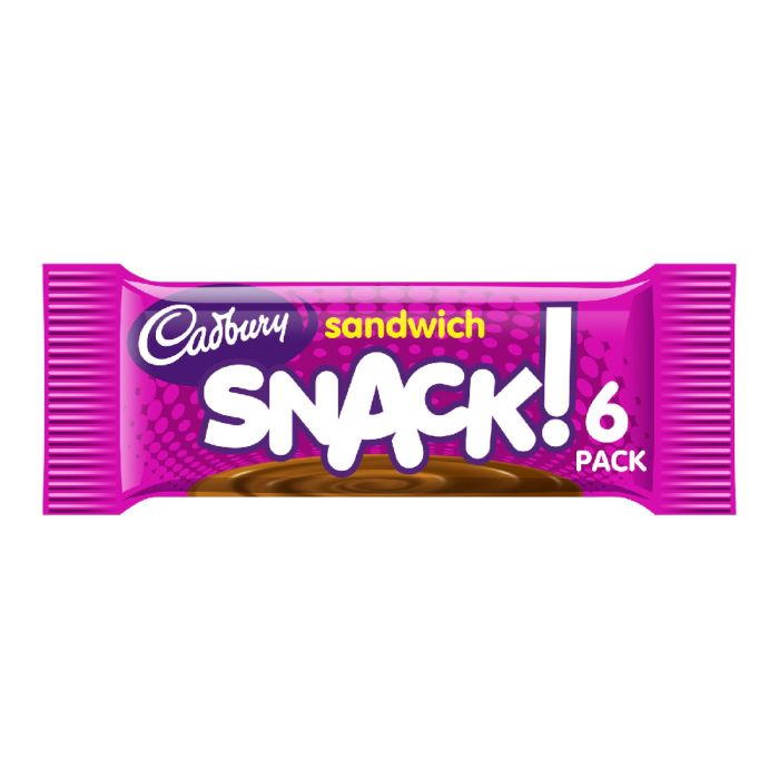 Cadbury Snack Sandwich 132g Pack:6 Pieces
