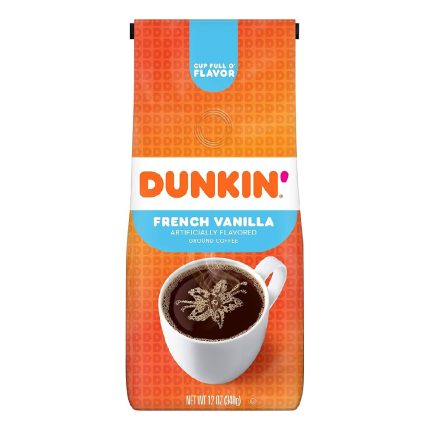 Dunkin Donuts Coffee French Vanilla Piece