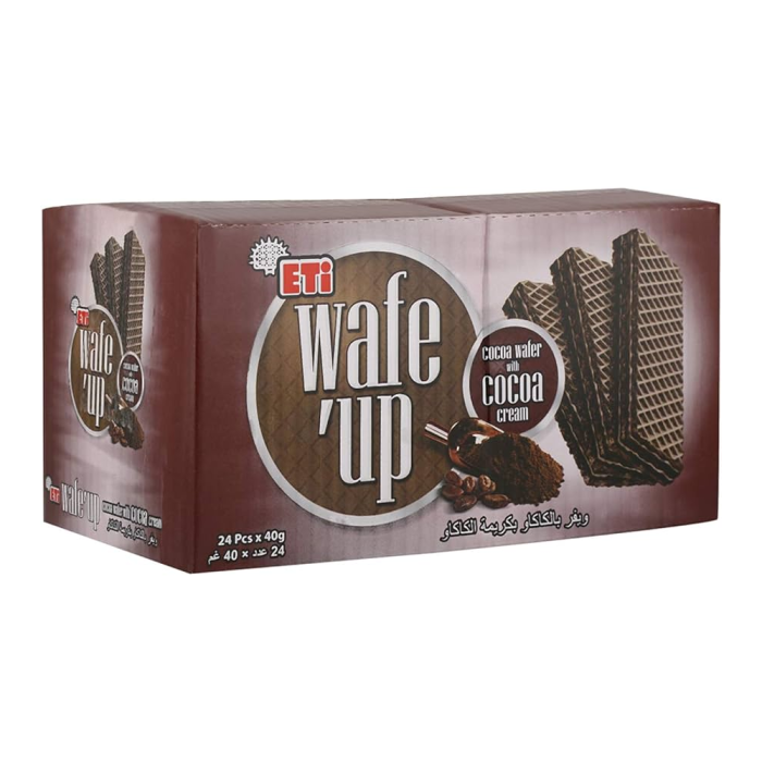 Eti Wafeup Wafer cocoa 40g Box:24 Pieces