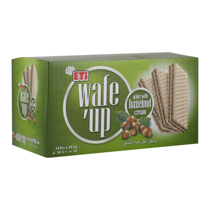 Eti Wafeup Wafer Hazelnut 39.5g Box:24 Pieces