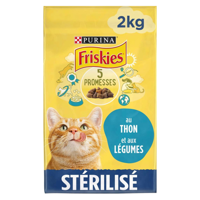 FRISKIES Cat Tuna&Vegetable 2kg Piece