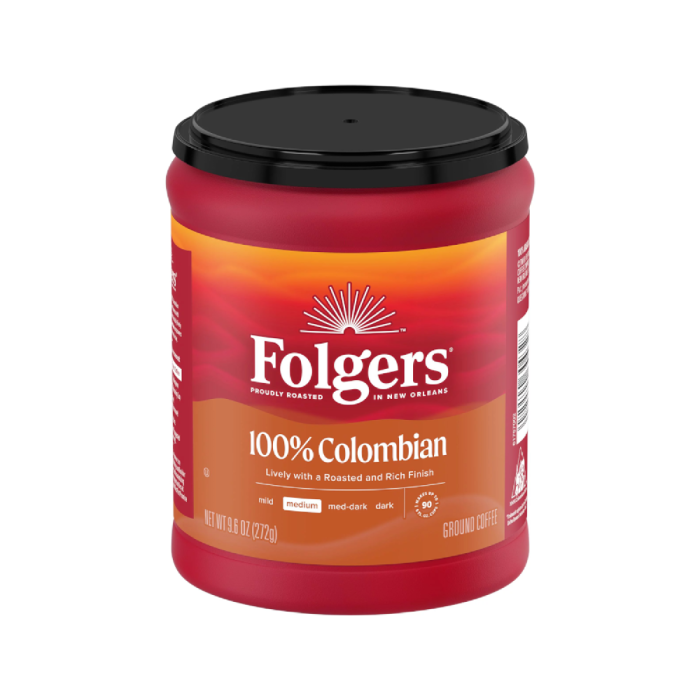 Folgers 100% Colombian 272g Piece