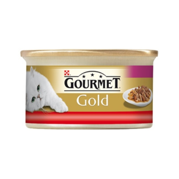 GOURMET GOLD DuoT Beef&Chicken 85g Piece