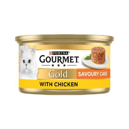 GOURMET GOLD Savoury Cake GiG Chicken Crt 85g Piece