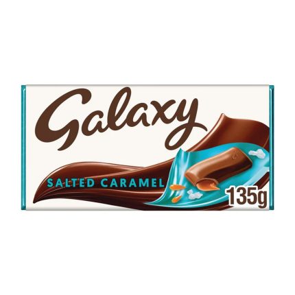 Galaxy Salted Caramel Chocolate Bar 135g Piece