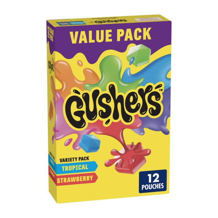 Gushers Variety Value 9.6oz Box:12 Pieces