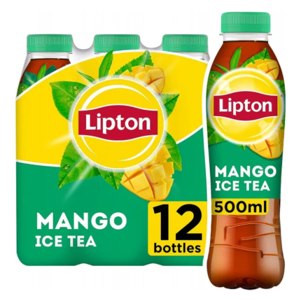 Lipton Mango Bottle 0,5L Pack:12 Pieces