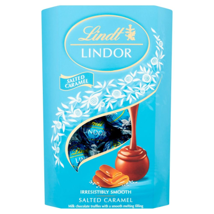 Lindt LINDOR SINGLES SALTED CARAMEL