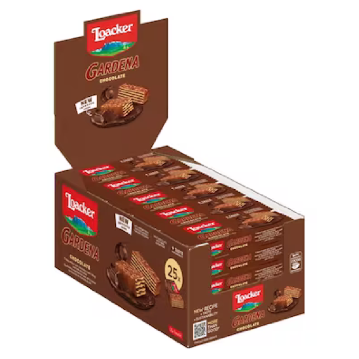 Loacker Biscuit Double Chocolate 45g Pack 25