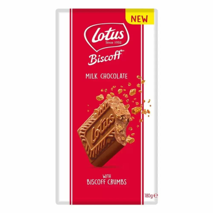 Lotus Biscoff Chocolate Speculoos 180g Piece