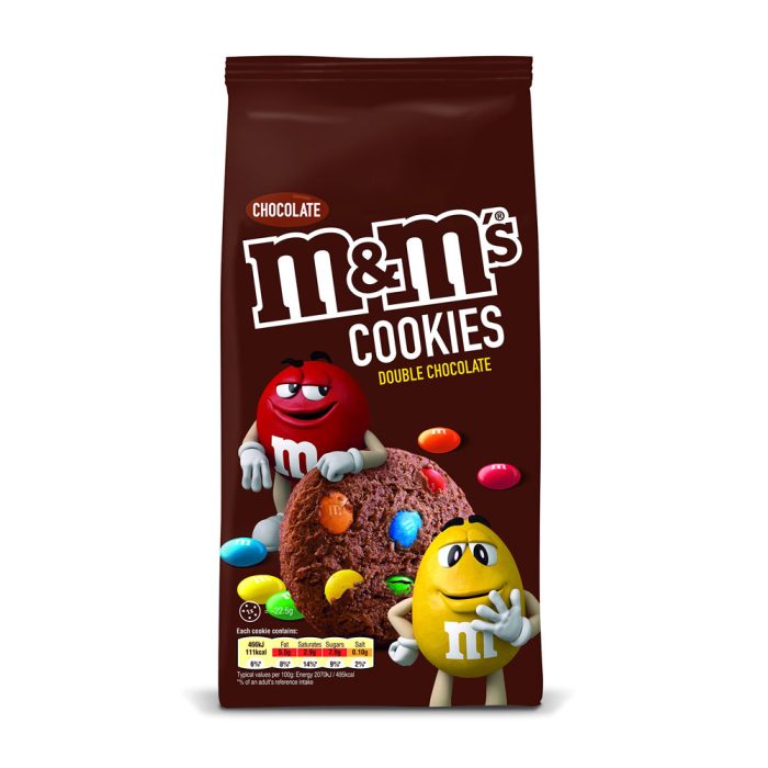 M&M Double Chocolate Cookies 180g Piece