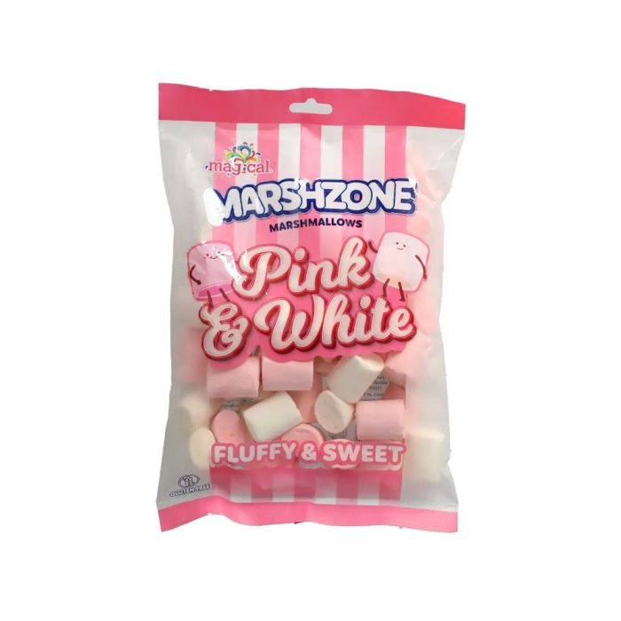 Magical Marshzone Marshmallows Pink&White 150g Bag