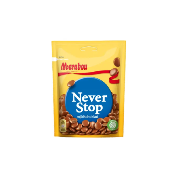 Marabou Never Stop 225g Pieces