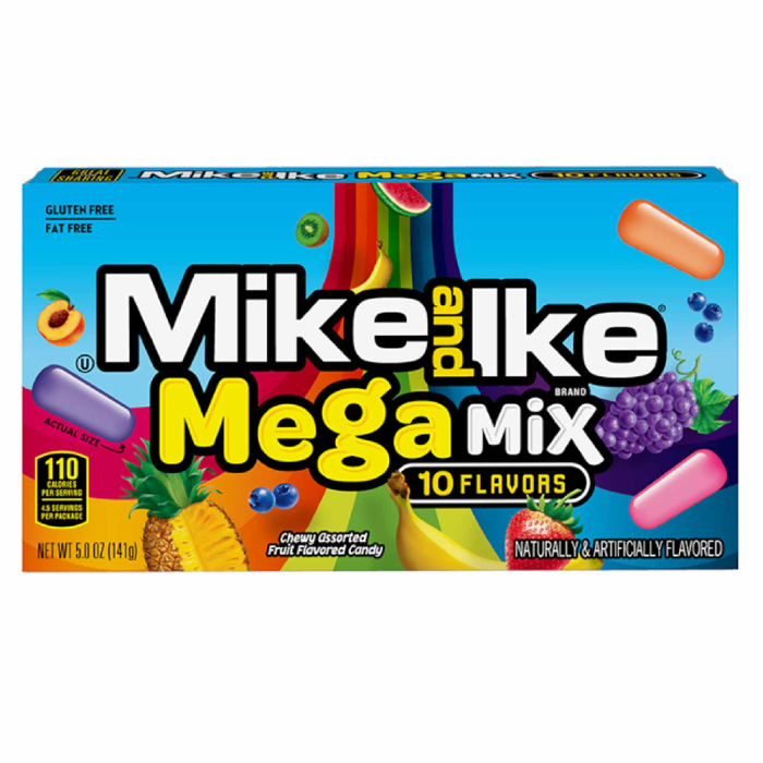 Mike & Ike Blast Mega Mix 141g Piece