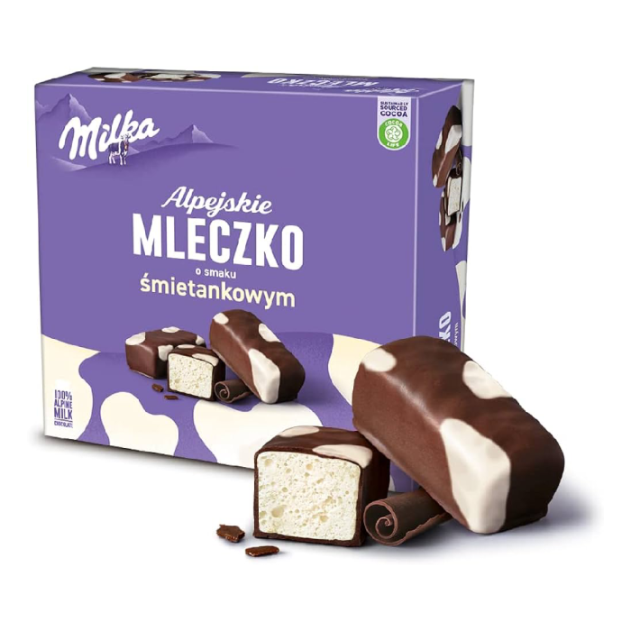 Milka Alpejskie Mleczko Happy Cow 330g Piece