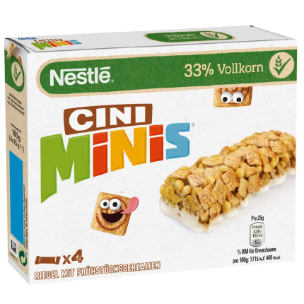 Nestle Cini Minis Bars 25g Pack:4 Pieces