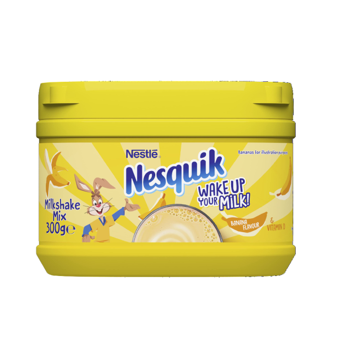 Nestle Nesquik Milkshake Mix Banana 300g Piece