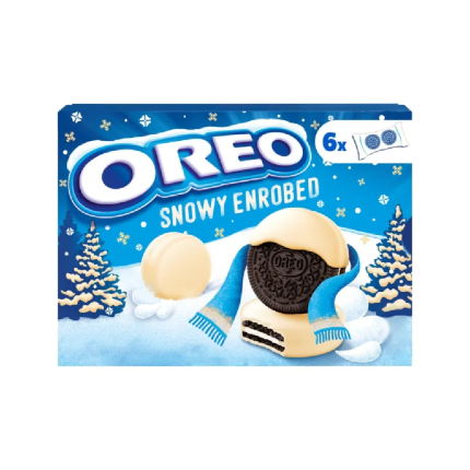 Oreo Cookies Covered White 246g Pack 6 Pieces