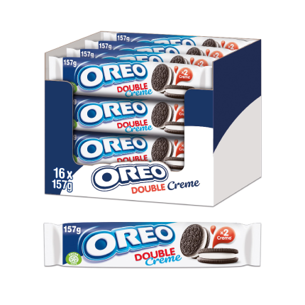 Oreo Double Cream Biscuit 156g Box 16 Pieces