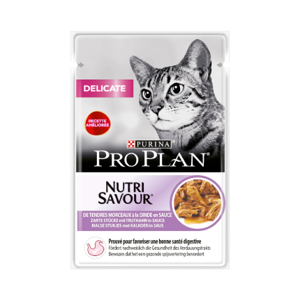 PRO PLAN DELICATE Cat GiG Turkey 85g Piece