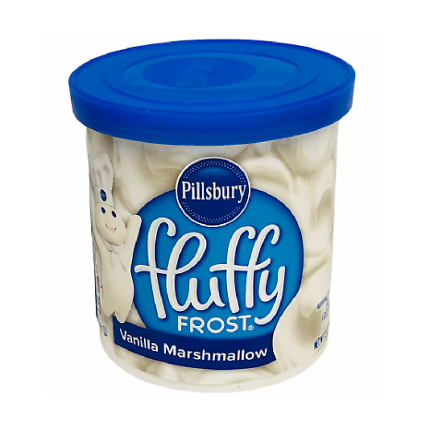 Pillsbury Frosting Fluffy Vanilla Marshmallow 12oz Piece