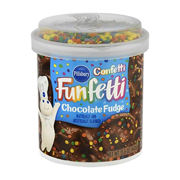 Pillsbury Frosting Funfetti Choco Fudge 15.6oz Piece