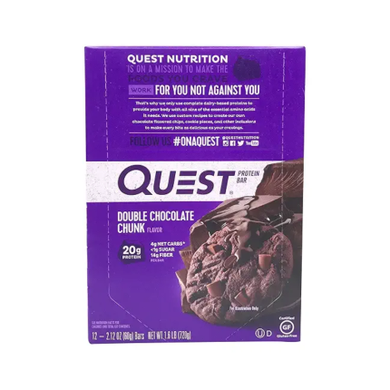 Quest Protein Bar 60g double choco