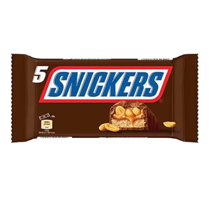 Snickers Chocolate 50g Pack:5 Pieces