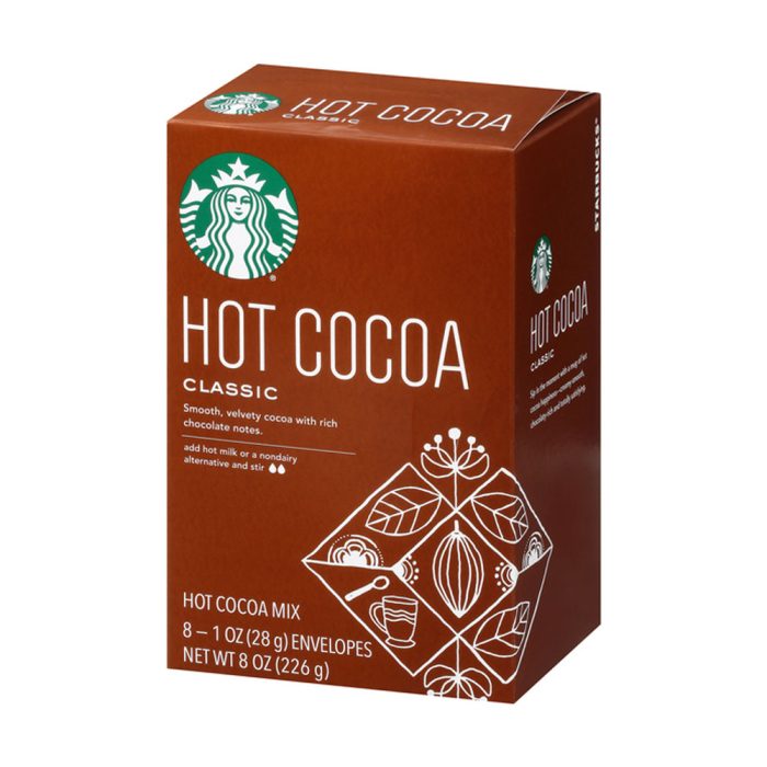 Starbucks Hot Cocoa Mix Classic 8oz Box:3 Sachets