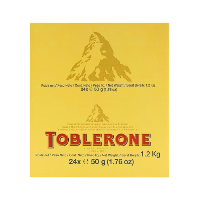 Toblerone Chocolate 50G Box 24 Pieces