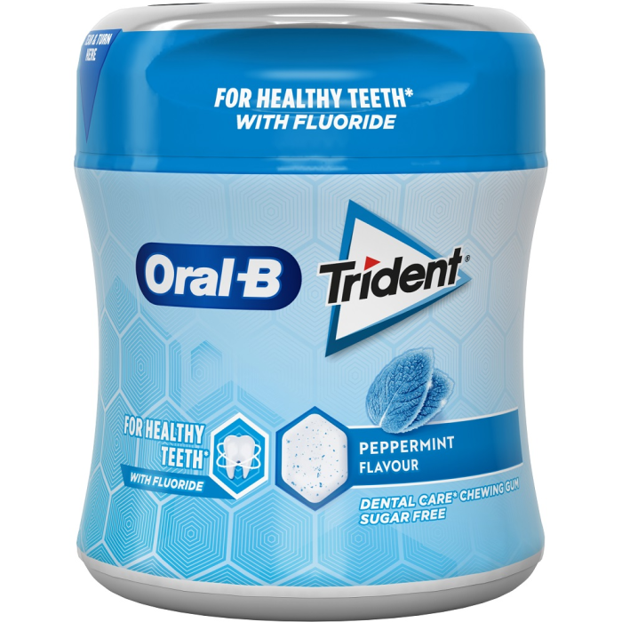 Trident Bottle Oral B Peppermint 68g