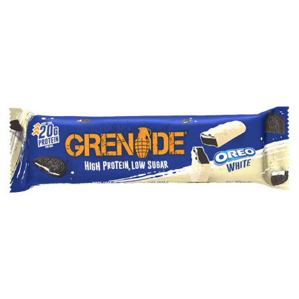 grenade bar 60g oreo white