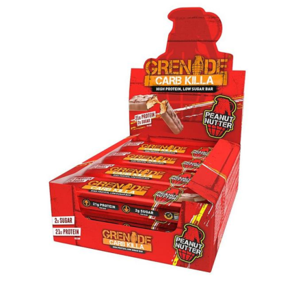 grenade protein bar 60g salted Peanut nutter