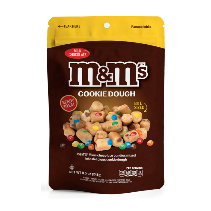 M&M Cookie Dough 8.5Oz