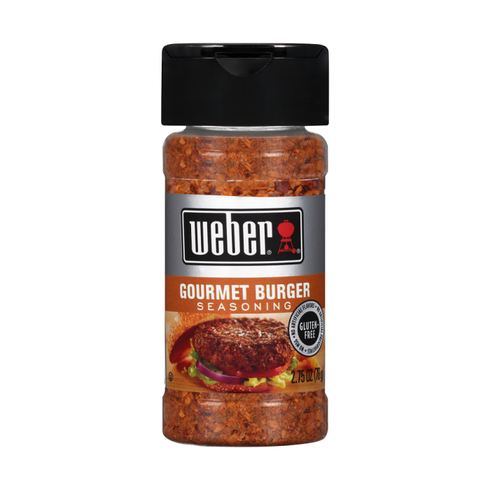 Weber Seasoning Gourmet Burger 2.75oz Piece