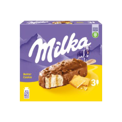 Milka Butter Cookie Ice Cream 3x90ml Pack