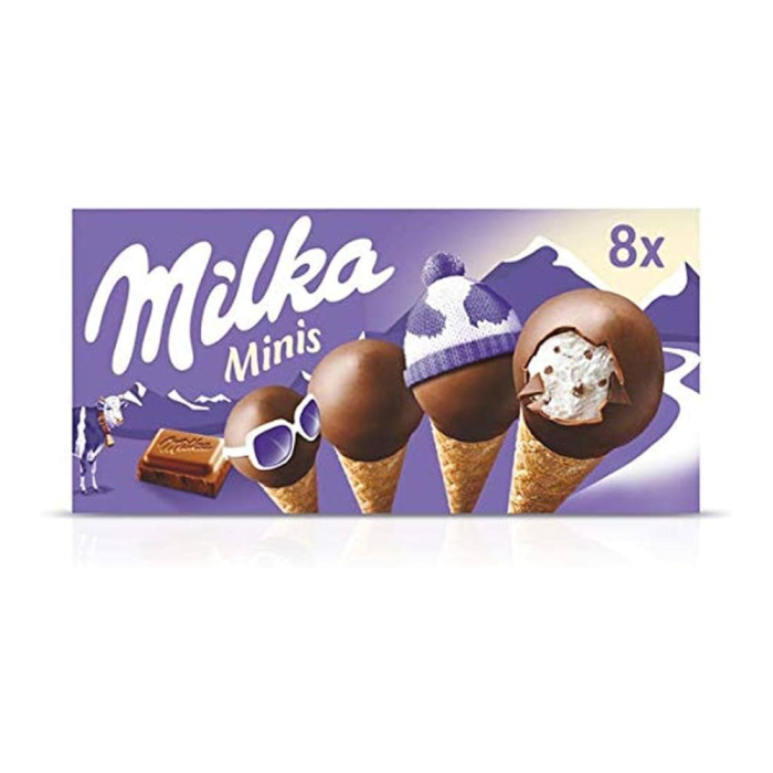  Milka Mini-Cones 8x25ml Pack