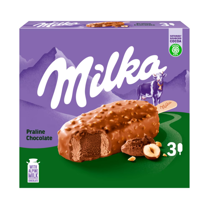 Milka Praline Chocolate 3x90ml Pack