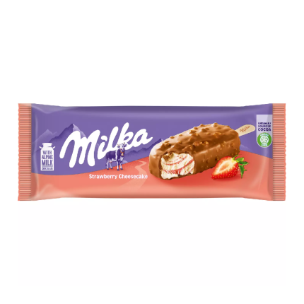 Milka Strawberry Cheesecake 90ml Piece