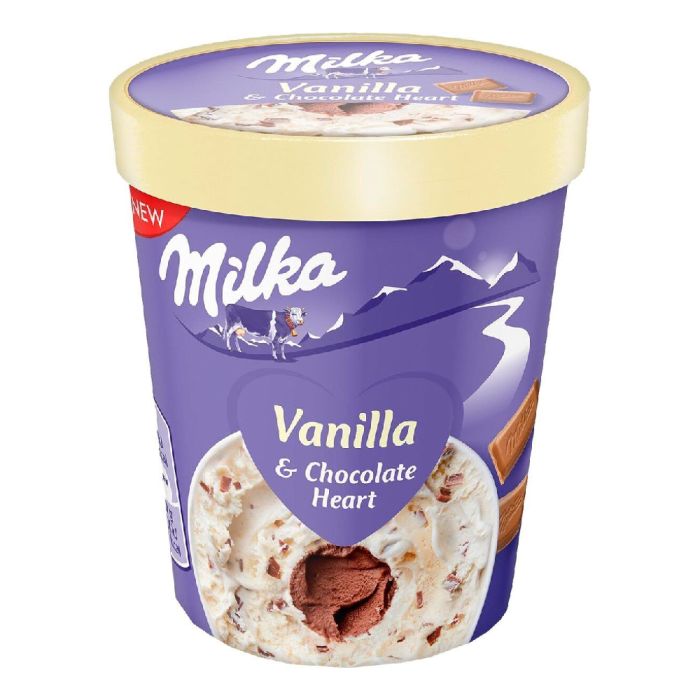 Milka Vanilla & Chocolate Cup 480ml Piece