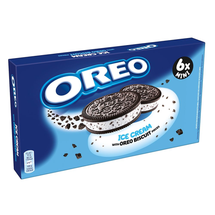 Oreo Ice Cream Sandwich 6x55ml Pack